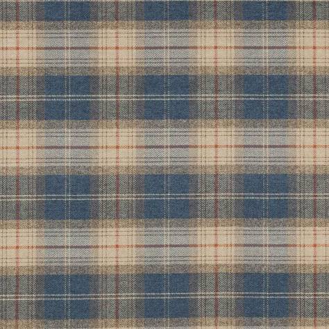 Colefax & Fowler  Magnus Checks Fabrics Carrick Plaid Fabric - Navy - F4720-01