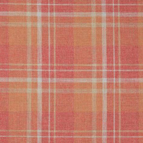 Colefax & Fowler  Magnus Checks Fabrics Donovan Plaid Fabric - Red - F4722-02
