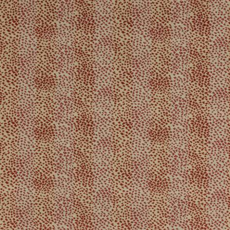 Colefax & Fowler  Red Colour Fabrics Malabar Fabric - Coral - 03051-04