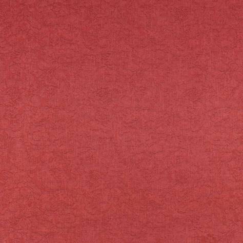 Colefax & Fowler  Red Colour Fabrics Ruskin Fabric - Red - F3923-06