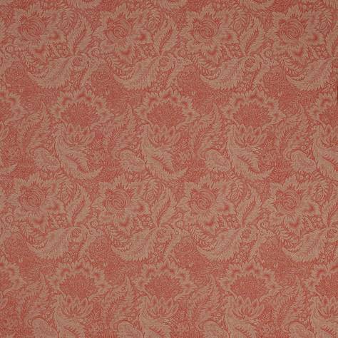 Colefax & Fowler  Red Colour Fabrics Vaughn Fabric - Red - F4315-05