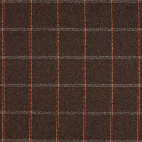Colefax & Fowler  Grey Colour Fabrics Lanark Plaid Fabric - Charcoal - F2616-02 - Image 1