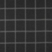 Lisle Check Fabric - Charcoal