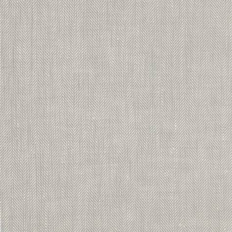 Colefax & Fowler  Grey Colour Fabrics Hector Fabric - Silver - F4697-04