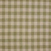 Appledore Check Fabric - Leaf