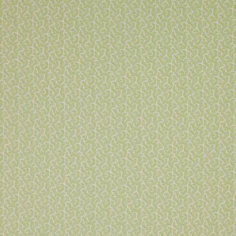 Colefax & Fowler  Green & Pink Colour Fabrics Blythe Fabric - Leaf - F4355/02 - Image 1