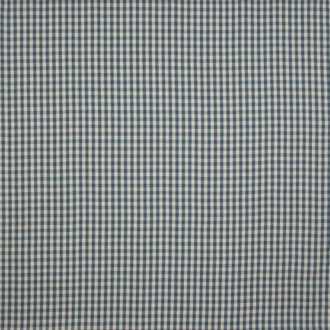 Colefax & Fowler  Blue Colour Fabrics Minack Check Fabric - Navy - F4143-05 - Image 1