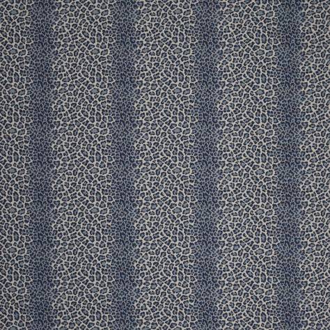 Colefax & Fowler  Blue Colour Fabrics Panthera Fabric - Navy - F4351-01