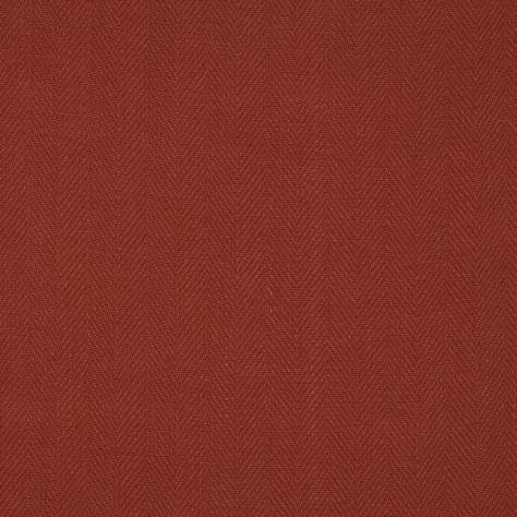 Colefax & Fowler  Jenson Linen Fabrics Bude Fabric - Red - F4748-10