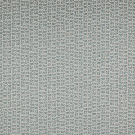 Colefax & Fowler  Ashmead Fabrics Leaf Stripe Fabric - Old Blue - F4749-01 - Image 1