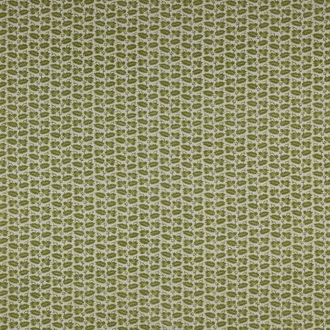 Colefax & Fowler  Ashmead Fabrics Leaf Stripe Fabric - Leaf Green - F4749-02