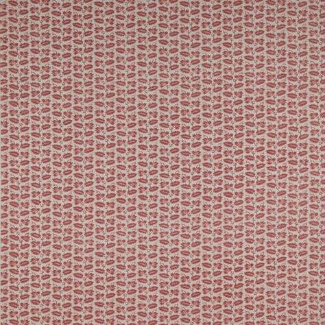 Colefax & Fowler  Ashmead Fabrics Leaf Stripe Fabric - Pink - F4749-04 - Image 1