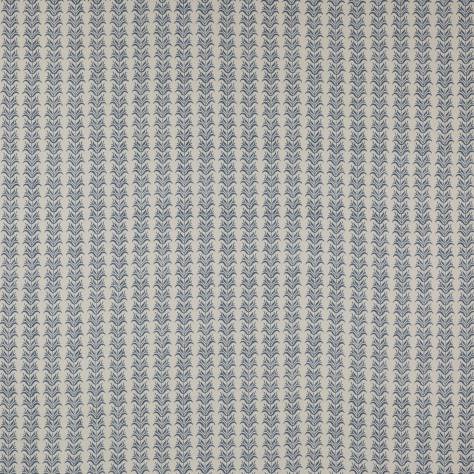 Colefax & Fowler  Ashmead Fabrics Birch Stripe Fabric - Blue - F4752-05 - Image 1