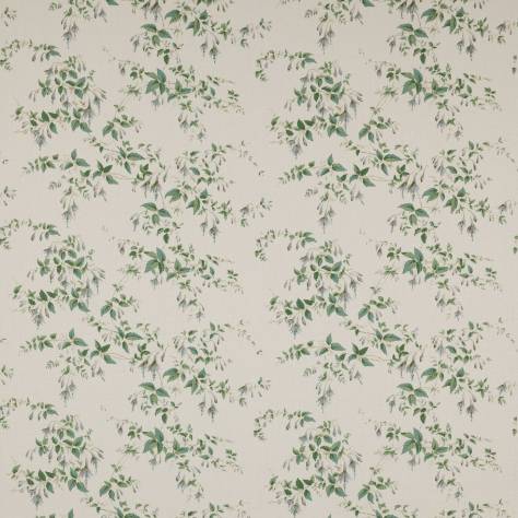 Colefax & Fowler  Cristabel Fabrics Fuchsia Fabric - Siver/Leaf - F4774-02 - Image 1