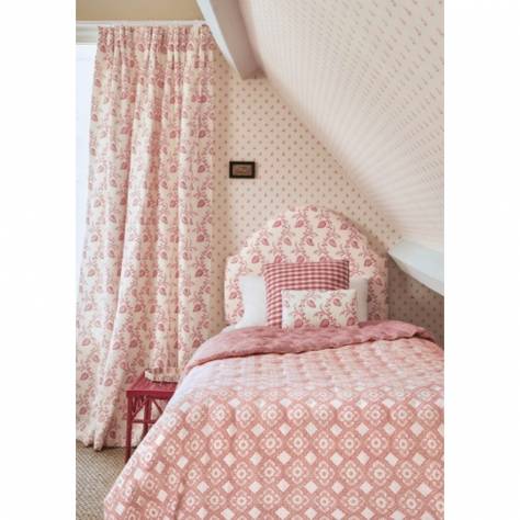 Colefax & Fowler  Lamorna Fabrics Levan Fabric - Pink - F4141-10 - Image 4