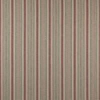 Porth Stripe Fabric - Red/Green