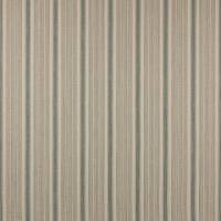Porth Stripe Fabric - Aqua/Beige