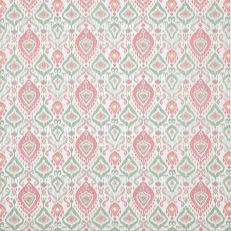 Colefax & Fowler  Braganza Fabrics Samson Fabric - Red/Green - F4808-02