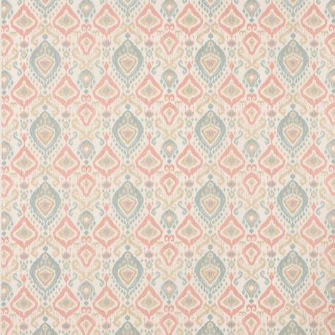 Colefax & Fowler  Braganza Fabrics Samson Fabric - Tomato/Slate - F4808-03 - Image 1