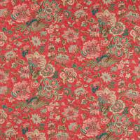 Flores Fabric - Red
