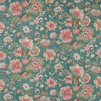 Flores Fabric - Navy