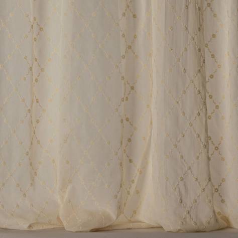 Colefax & Fowler  Liliana Sheers Fabrics Betony Trellis Fabric - Cream - F2310-02
