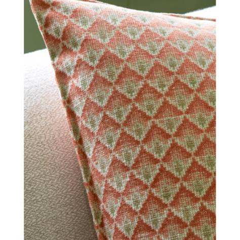 Colefax & Fowler  Medora Fabrics Carlotta Fabric - Red/Green - F4788-06 - Image 3