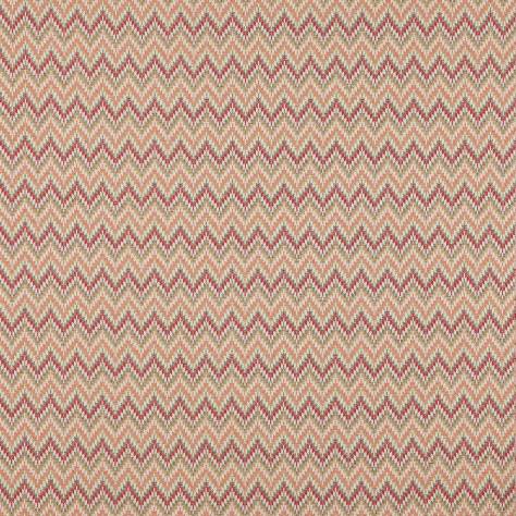 Colefax & Fowler  Medora Fabrics Chandler Fabric - Red/Sienna - F4791-02