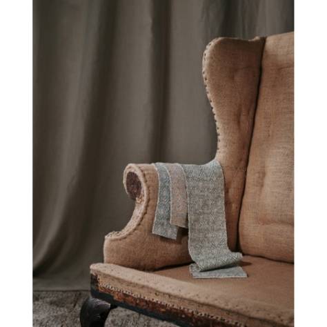 Colefax & Fowler  Tarn Fabrics Sebastian Fabric - Leaf Green - F4803-03 - Image 4