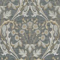 Bouquet Fabric - Greystone