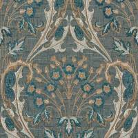 Bouquet Fabric - Persian Blue