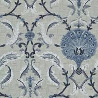 Ottoman Fabric - Porcelain Blue