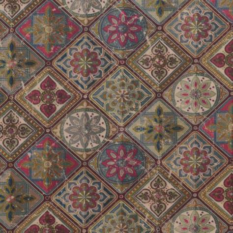 Utopia Classic Velvets Fabrics Bronte Fabric - Multi - BRONTEMULTI - Image 1
