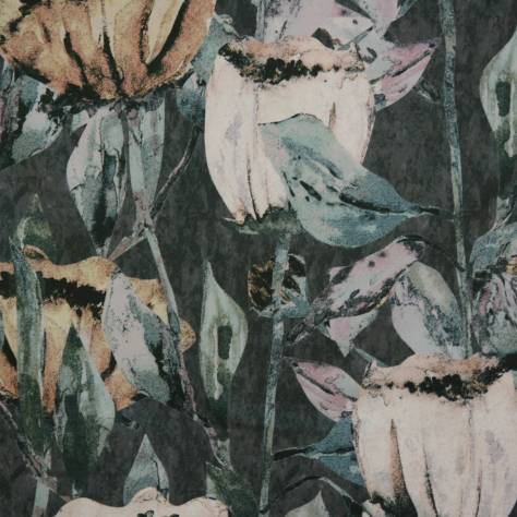 Utopia Contemporary Velvets Fabrics Tulipa Fabric - Ash - TULIPAASH - Image 1