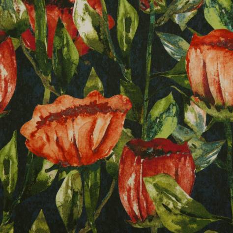 Utopia Contemporary Velvets Fabrics Tulipa Fabric - Ruby - TULIPARUBY