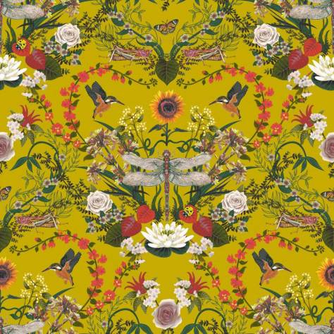 Utopia Curious Creatures Fabrics Garden Treasures Fabric - Citrus - GARDENTREASURESCITRUS - Image 1