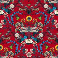 Garden Treasures Fabric - Scarlet
