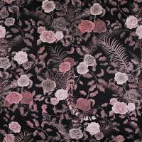 Bengal Rose Garden Fabric - Dusky