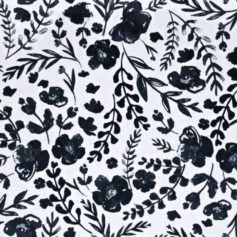 Utopia Blanc Noir Fabrics Flanders Fabric - White - FLANDERSWHITE