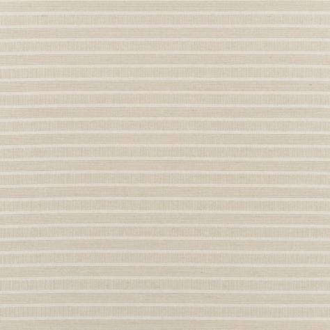 Ralph Lauren Signature Black Palms Fabrics Riverbed Stripe Fabric - Straw - FRL5030/01