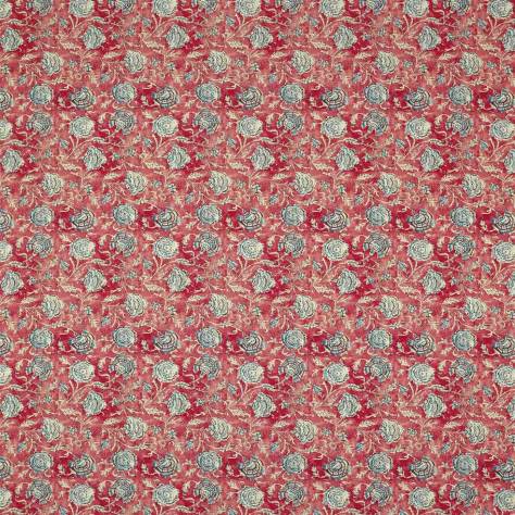Ralph Lauren Signature Half Moon Bay Fabrics Shell Beach Batik Fabric - Scarlet - FRL5043/01