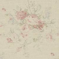 Wainscott Floral Fabric - Vintage Rose