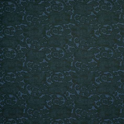 Ralph Lauren Signature Artisian loft Fabrics Augustine Floral Fabric - Indigo - FRL5093/01