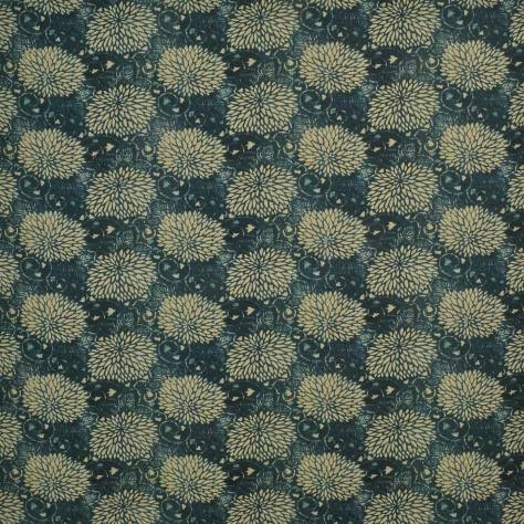 Ralph Lauren Signature Artisian loft Fabrics Sakai Floral Fabric - Indigo - FRL5094/01