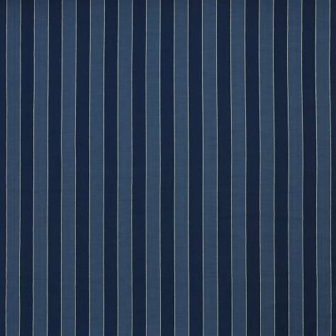 Ralph Lauren Signature Artisian loft Fabrics Nikko Stripe Fabric - Indigo - FRL5098/01