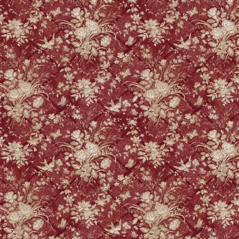 Ralph Lauren Signature Trading Post II Fabrics Eliza Floral Fabric - Sunbaked Red - FRL5146/01