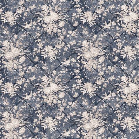 Ralph Lauren Signature Trading Post II Fabrics Eliza Floral Fabric - Vintage Blue - FRL5146/02 - Image 1