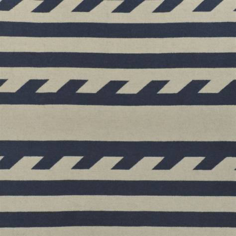 Ralph Lauren Signature Trading Post II Fabrics Telluride Stripe Fabric - Navy - FRL5151/01 - Image 1