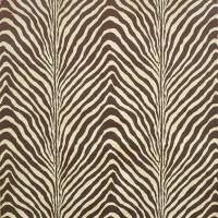 Bartlett Zebra Fabric - Chestnut