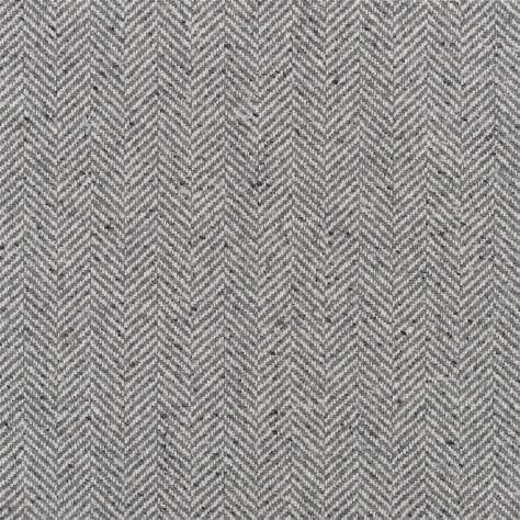 Ralph Lauren Palazzo Fabrics Stoneleigh Herringbone Fabric - Grey Flannel - FRL5173/02 - Image 1